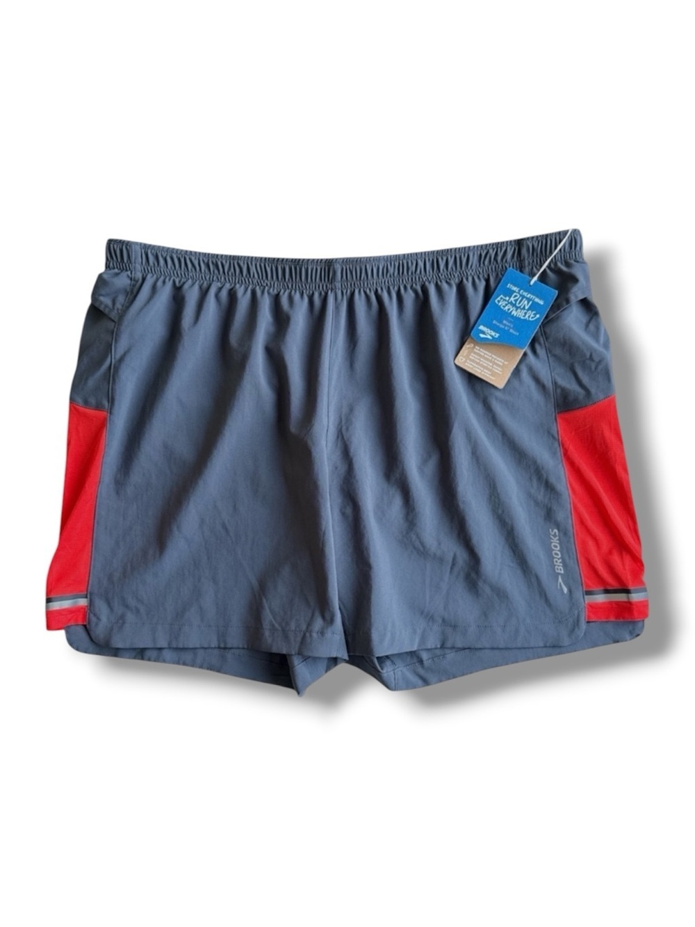 Brooks Running Shorts Swim Trunks Grey Men’s Size L